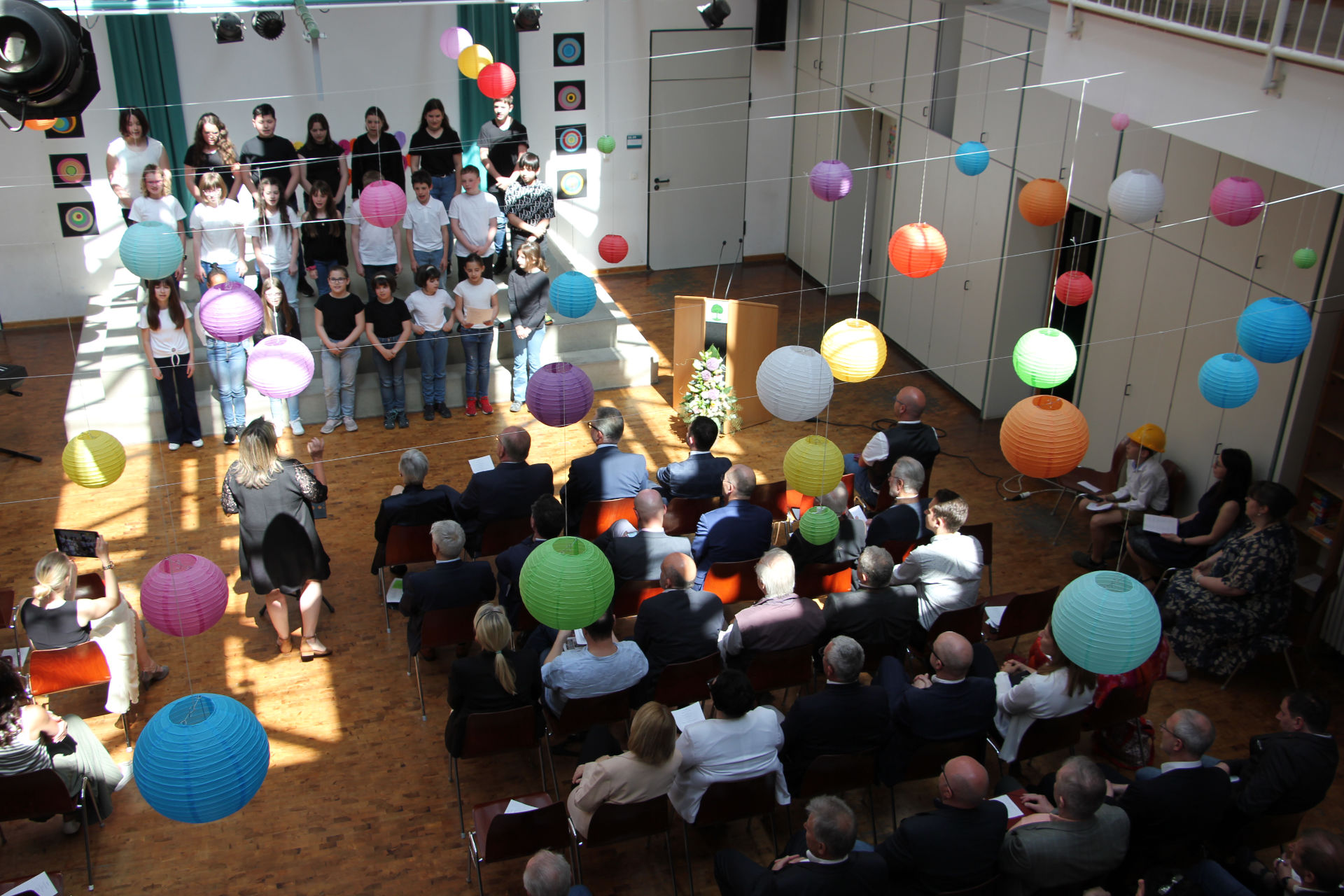 Schülerauftritte bereicherten die Einweihungsfeier.